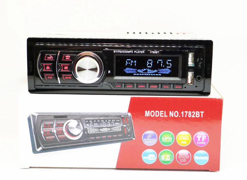 Автомагнитола 1DIN 1782BT Bluetooth/2xUSB/SD/AUX 4x50 Вт (17469) - фото 3