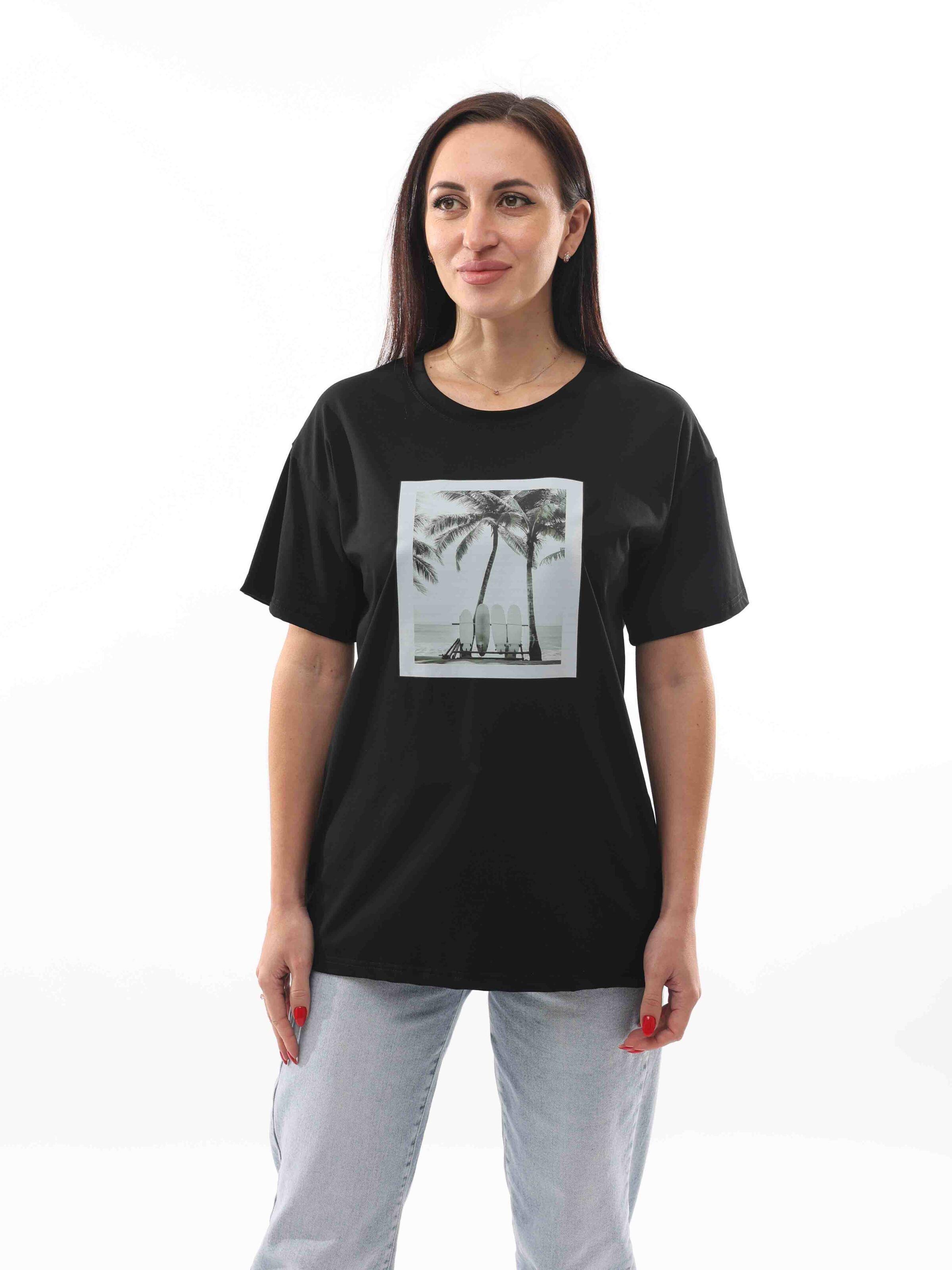 Футболка женская est. 1991 XL Черный (278056-XL)