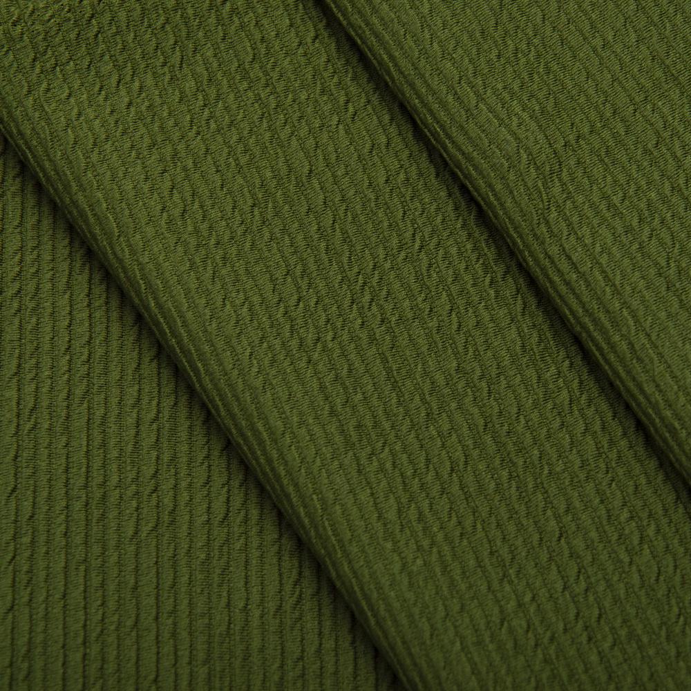 Ткань трикотаж жаккард Арнела папороть