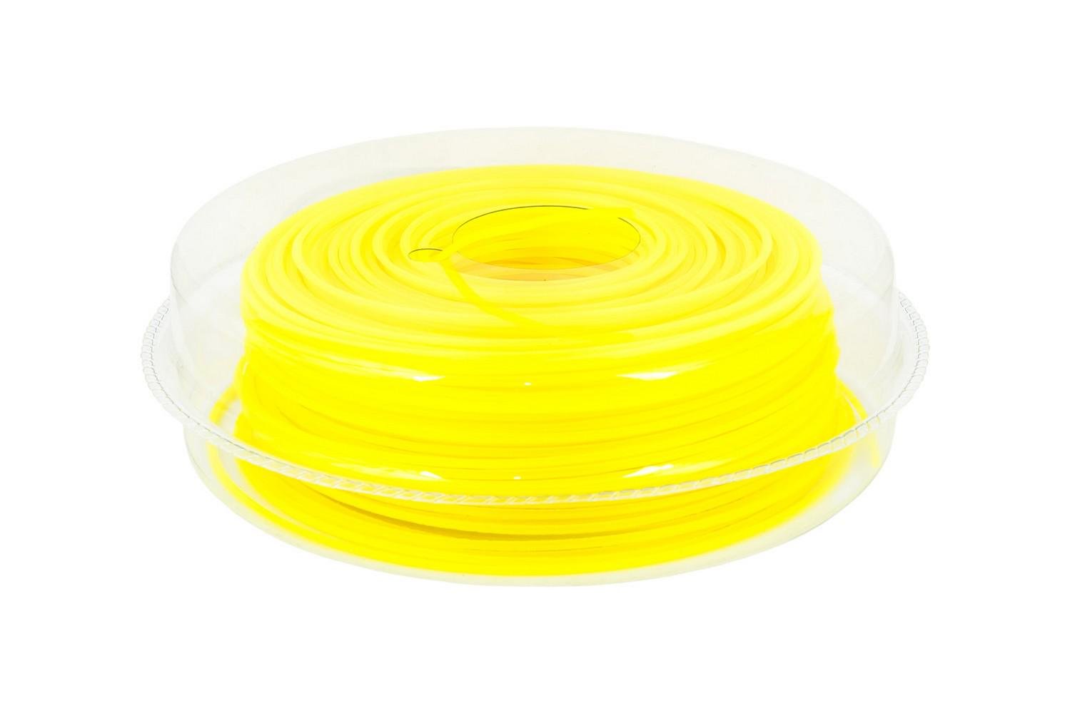 Волосінь для тримера MasterTool квадратна 2 мм х 125 м (19-1411)