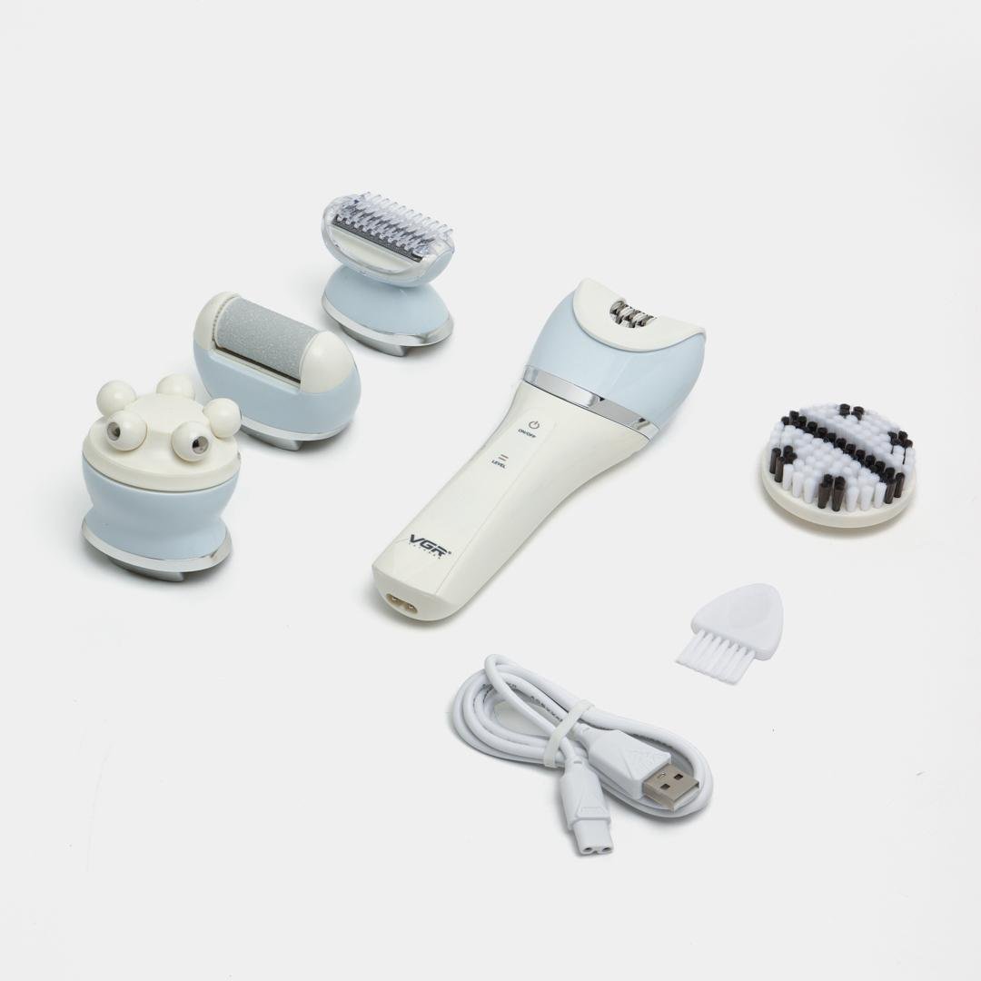 Епілятор VGR V-751 5в1 IPX6 Бірюзовий (45699-V-751 GREEN_633)