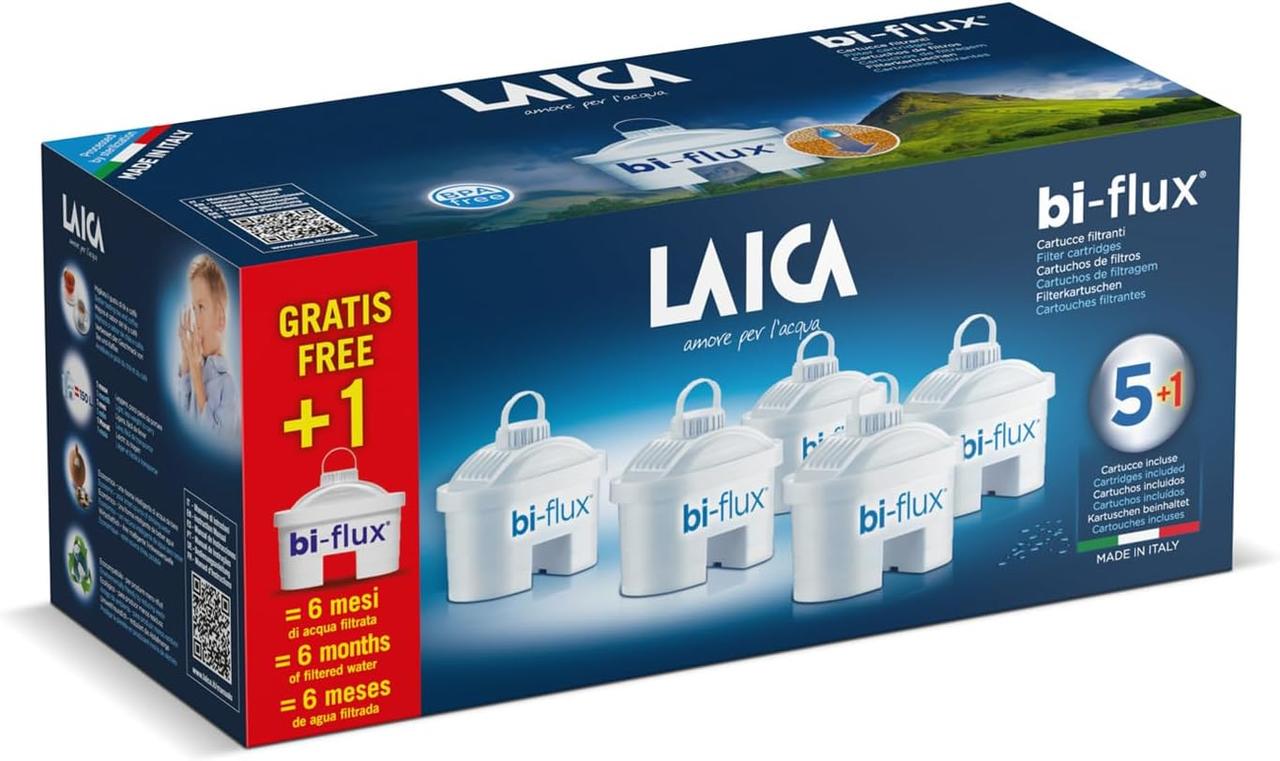 Картриджі для фільтра води Laica Bi-Flux F4M 6 шт.