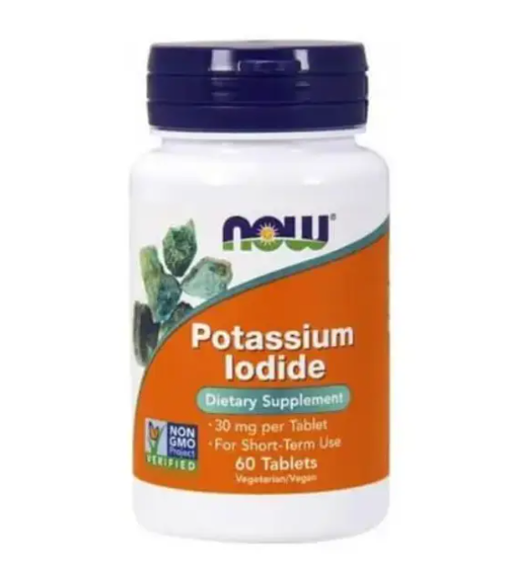 Калій плюс йод Potassium Now Foods 60 таблеток