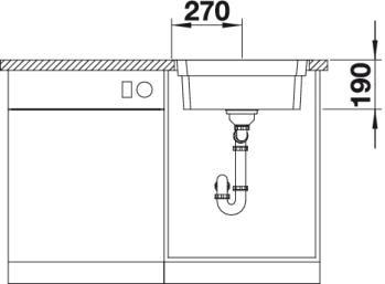 Мойка кухонная Blanco 521748 ETAGON 500-IF A (27646) - фото 3 Мойка кухонная Blanco 521748 ETAGON 500-IF A (27646) - фото 3