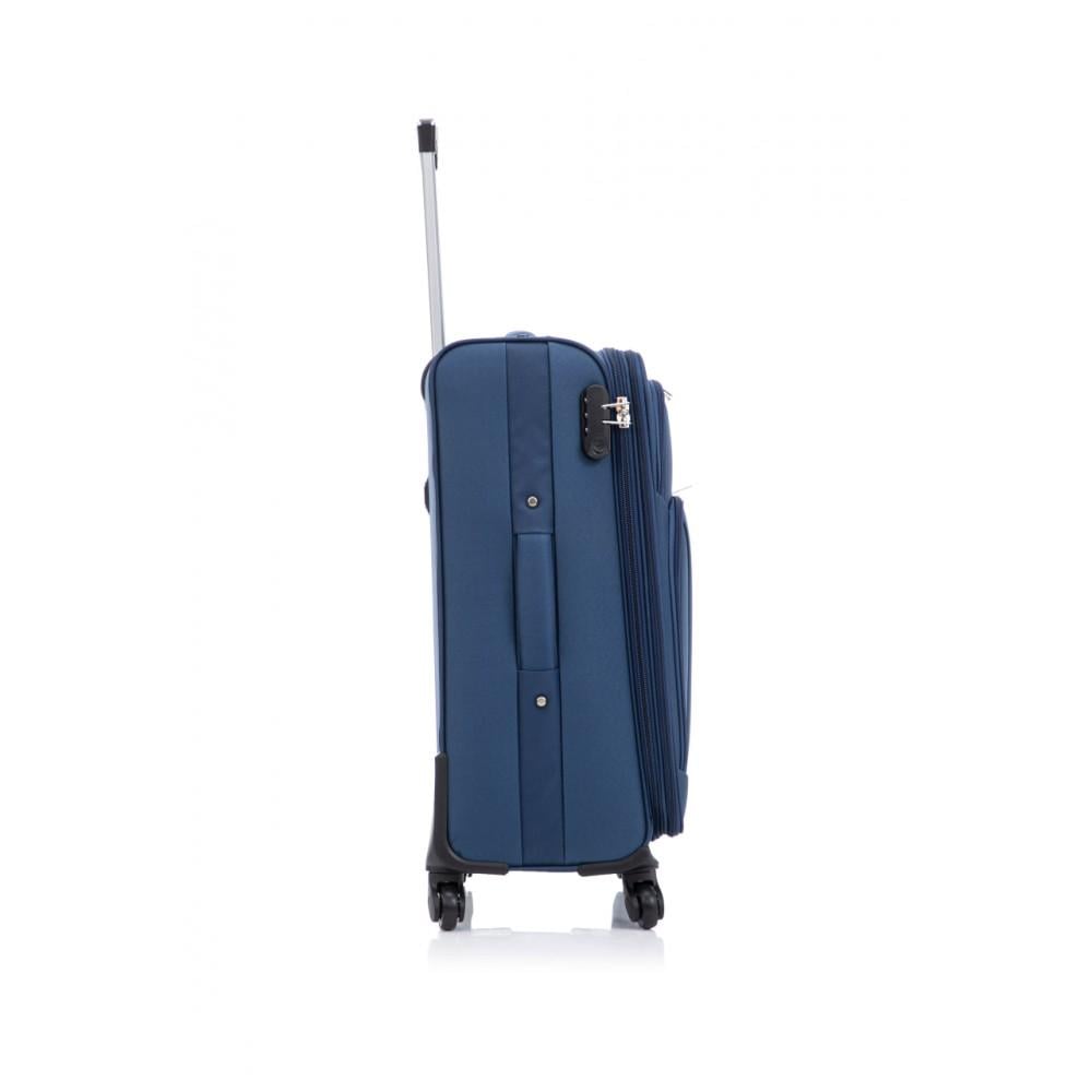 Чемодан Bonro Tourist маленький на 4 колесах Синий (10132001) - фото 3 Чемодан Bonro Tourist маленький на 4 колесах Синий (10132001) - фото 3