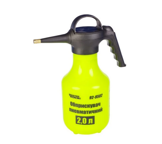 Пневматичний обприскувач MasterTool ручний 2 л подовжений носик (92-9502)