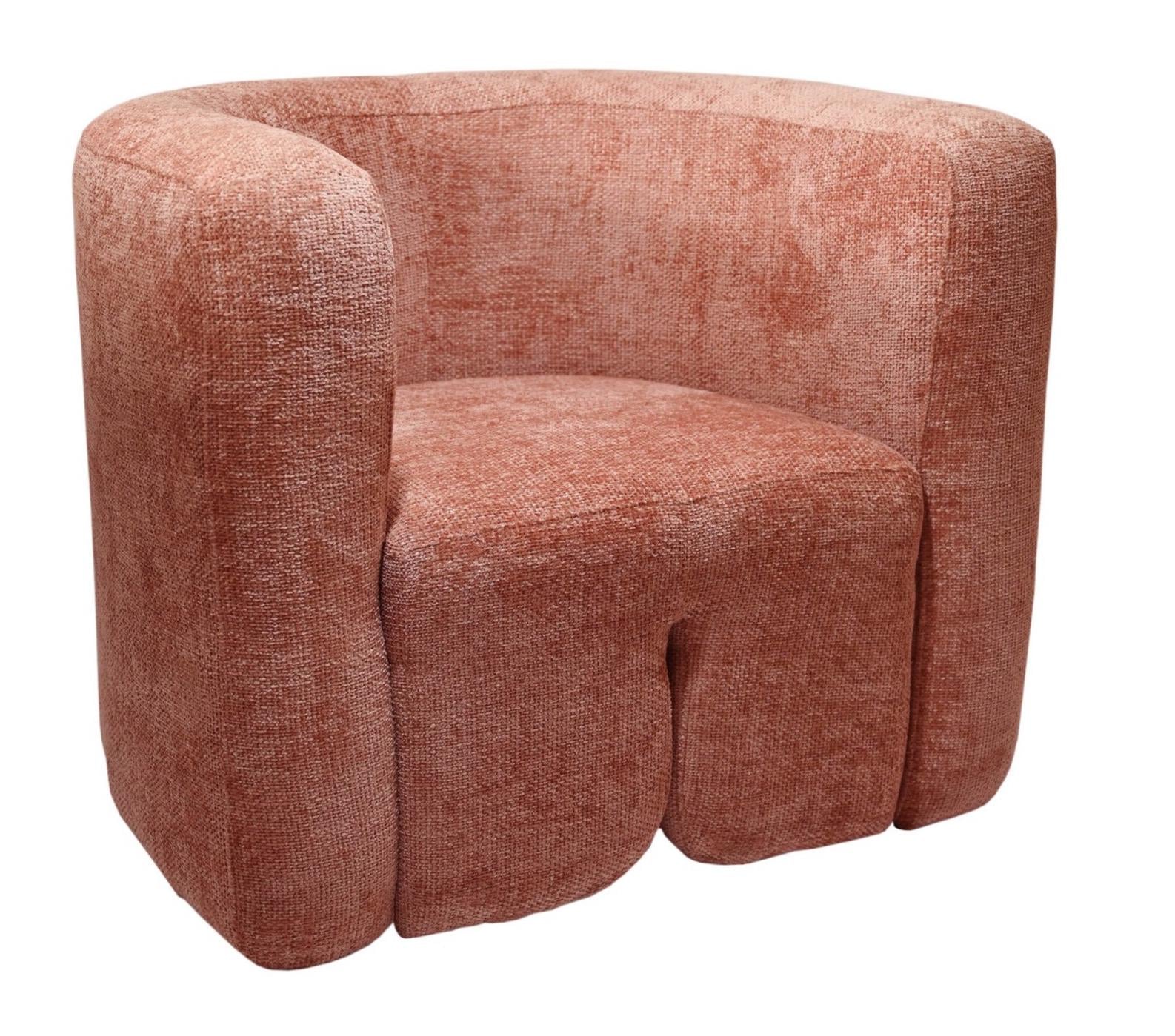 Мягкое кресло Vetro Mebel Фаусто Пудровый (Fausto-powder)