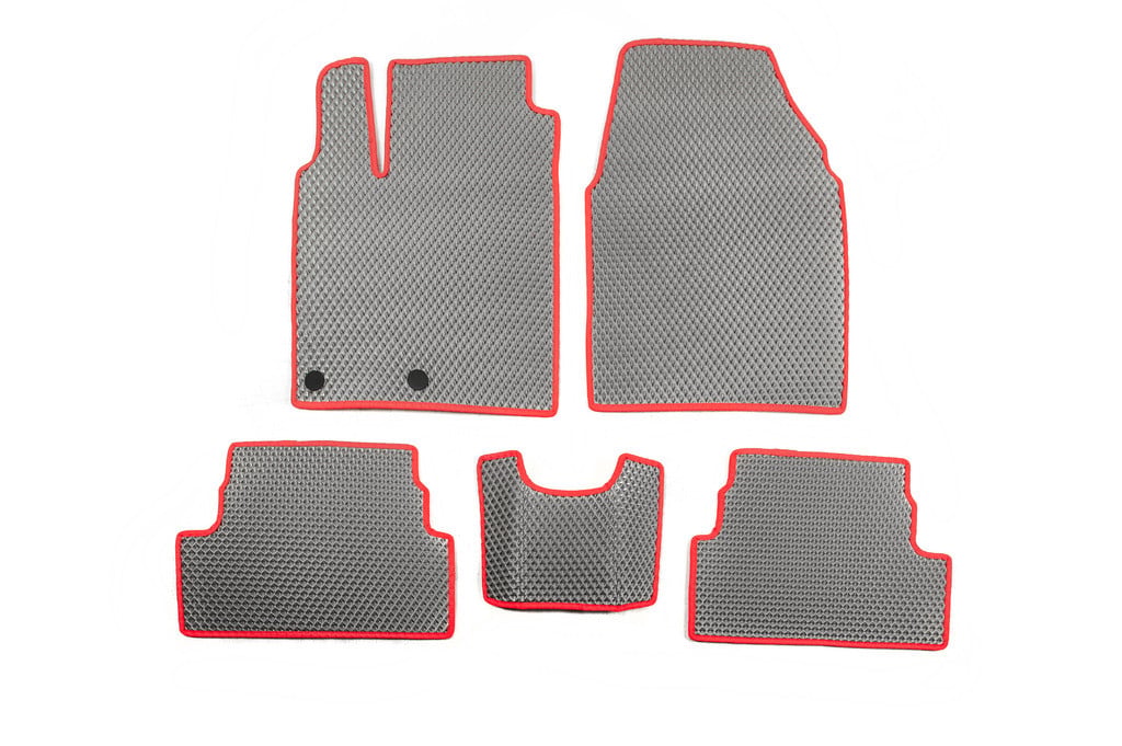 Автоковрики Digital Designs Nissan Qashqai+2 2008-2014 гг. 5 шт. Серый (2056093828)