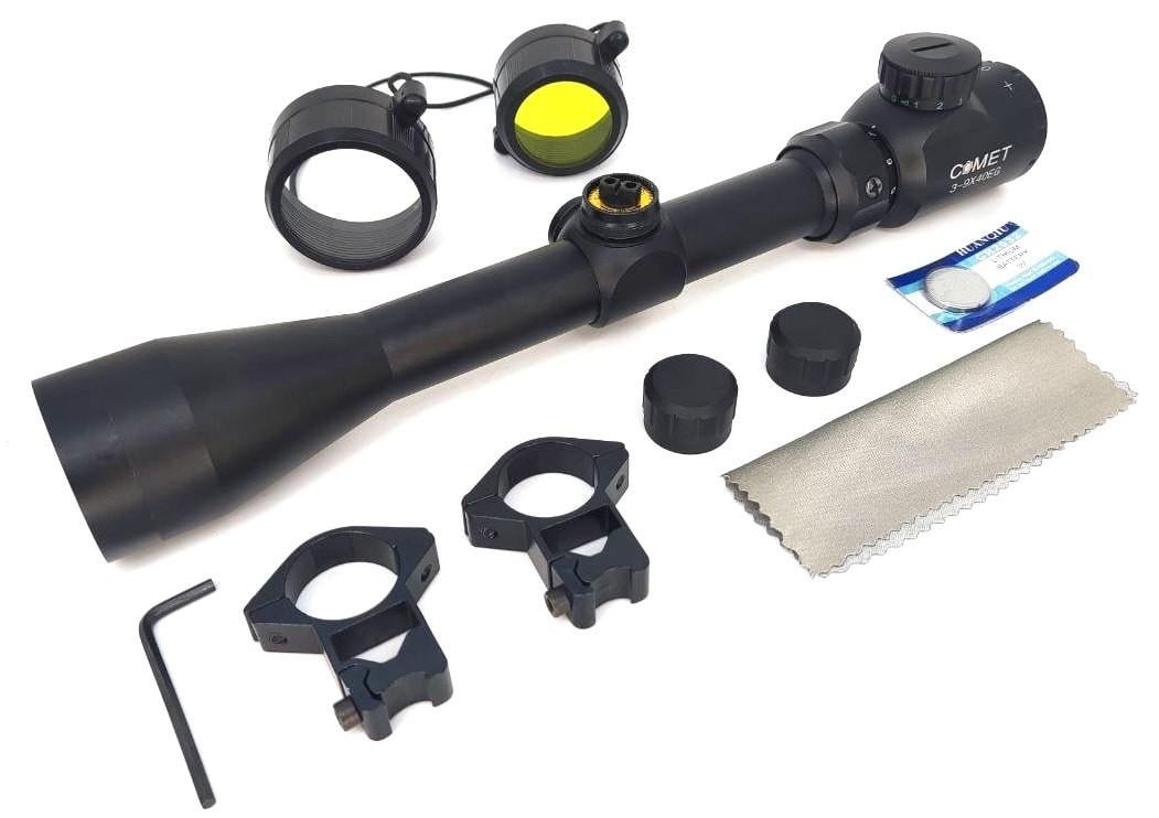 Оптический прицел Comet Rangefinder EG 3-9x40 подсветки/крепления (26867309) - фото 7 Оптический прицел Comet Rangefinder EG 3-9x40 подсветки/крепления (26867309) - фото 7