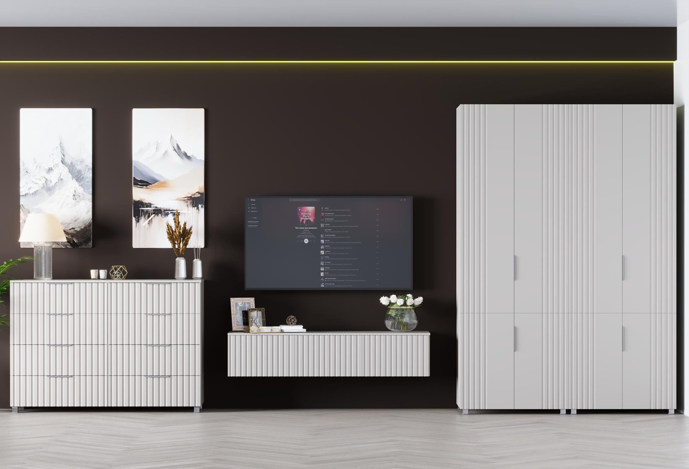 Комод Саванна К-407 140x99x40 см Кашемир (01379) - фото 4