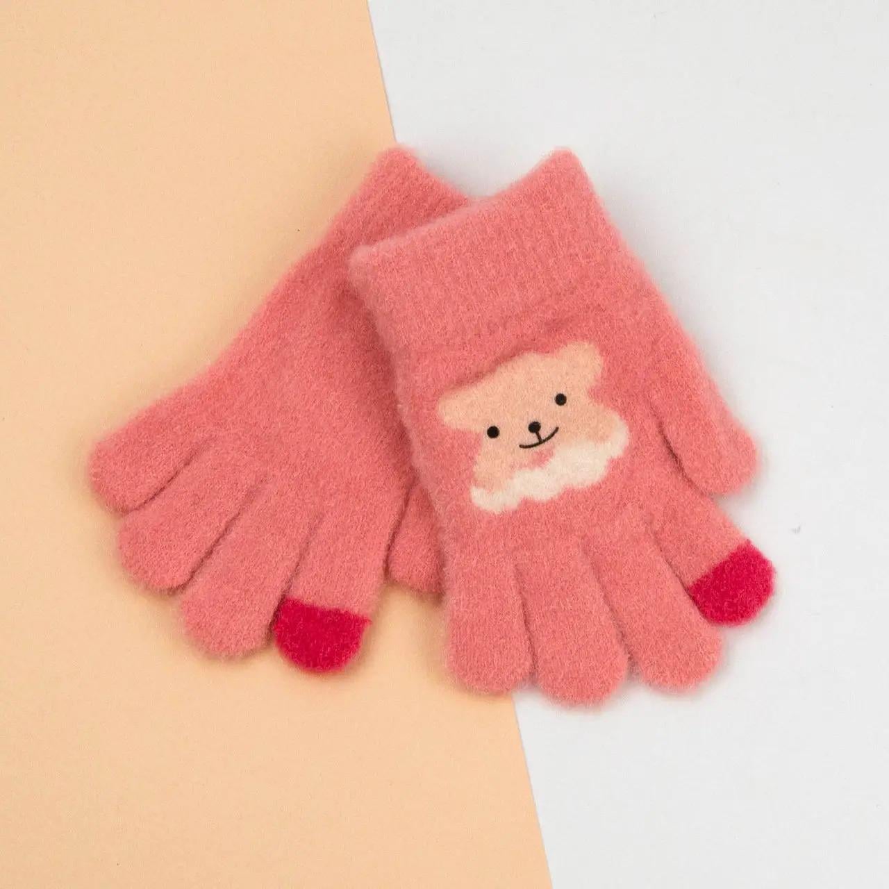 Перчатки для малышей зимние 1-4 года р. 17 Розовый (24-8-012) Перчатки для малышей зимние 1-4 года р. 17 Розовый (24-8-012)