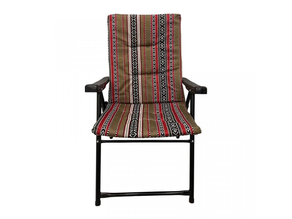 Кресло с обивкой складной хлопок Бежевый (26350779) Кресло с обивкой складной хлопок Бежевый (26350779)