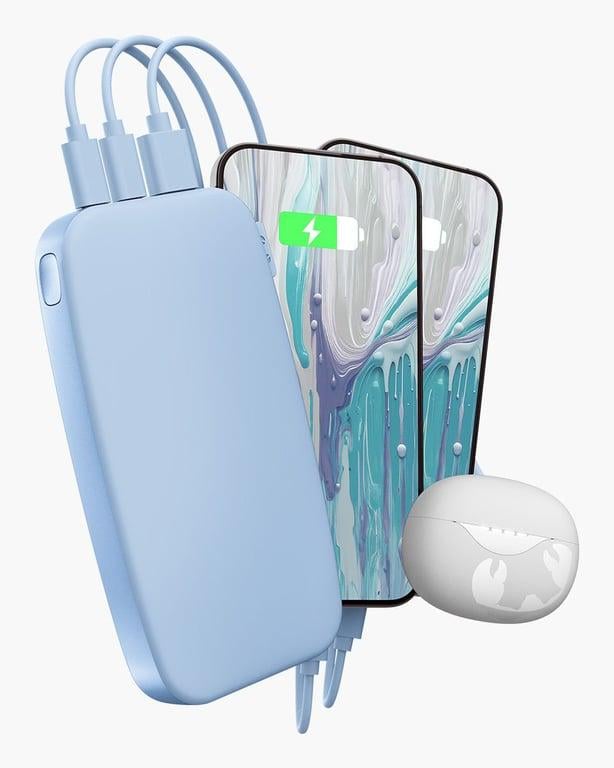 Повербанк Fresh n Rebel Powerbank 20W 18000 mAh Blue (2PB18100VB) - фото 6 Повербанк Fresh n Rebel Powerbank 20W 18000 mAh Blue (2PB18100VB) - фото 6