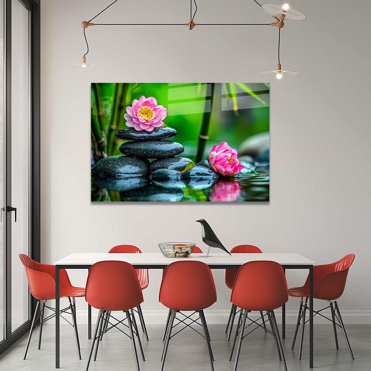 Картина на стекле NovellaPrint Восточная орхидея 90х60 см (535.3)