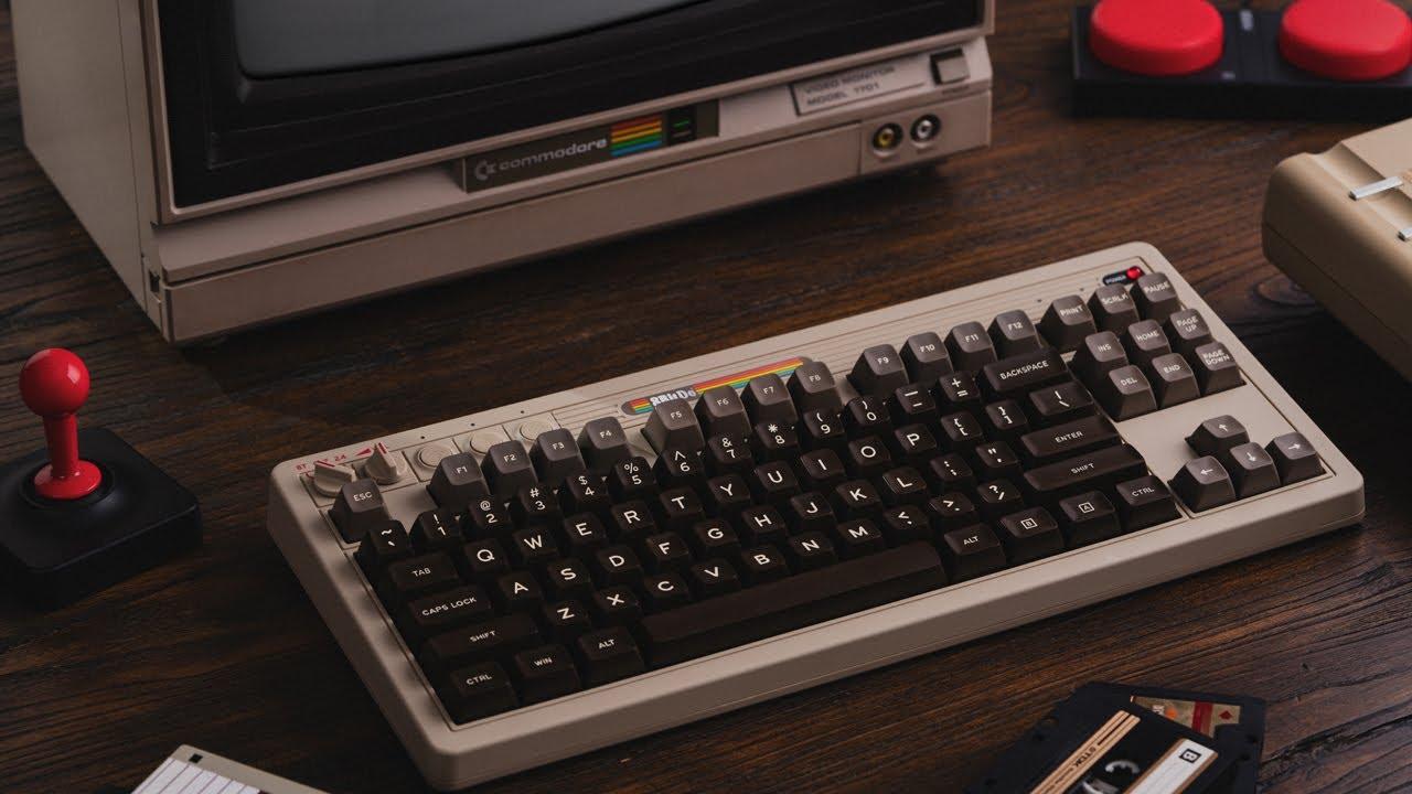 Клавіатура ретро бездротова механічна 8BitDo C64 Edition - фото 4 Клавіатура ретро бездротова механічна 8BitDo C64 Edition - фото 4