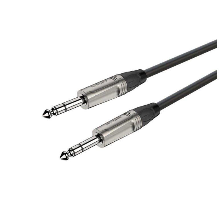 Аудіокабель балансовий Roxtone DMJ-J200-L10 Jack 6.3 stereo-Jack 6.3 stereo 10 м