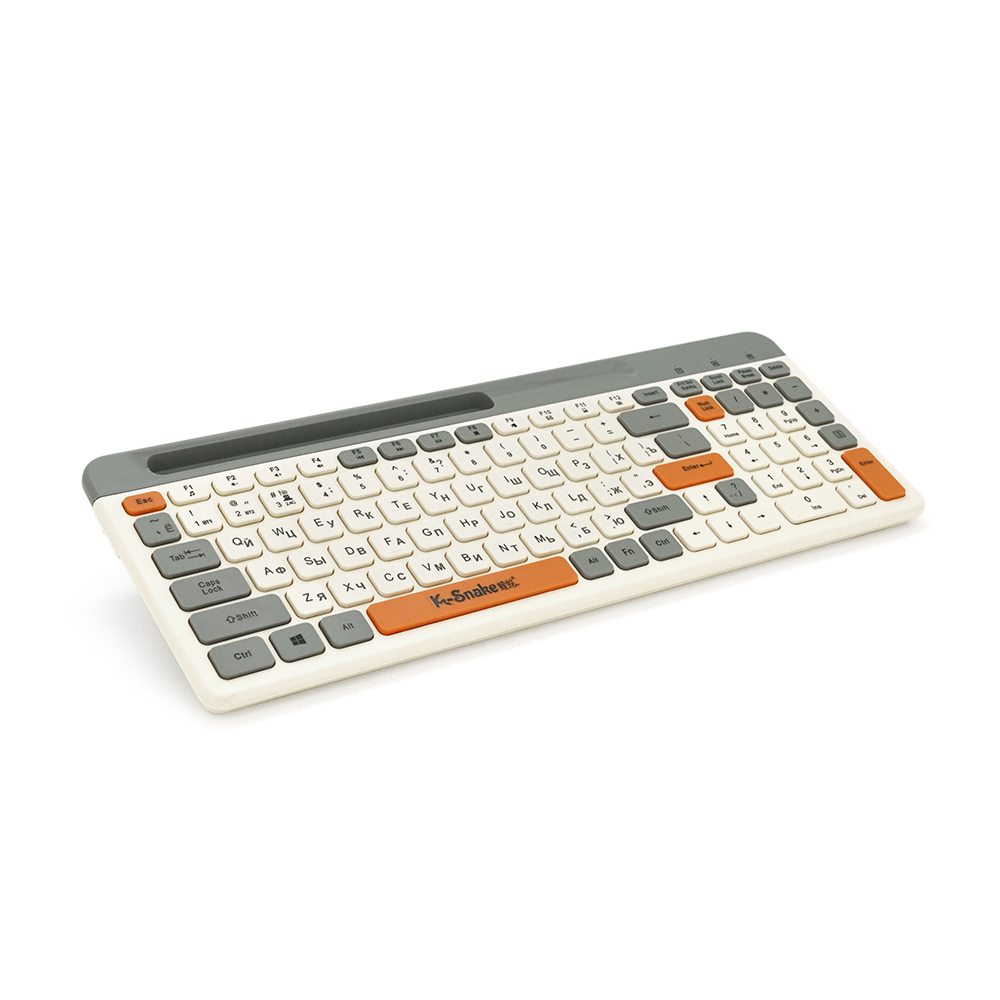 Клавиатура беспроводная VOLTRONIC K100 с подставкой под телефон 99 клавиш (25602528)