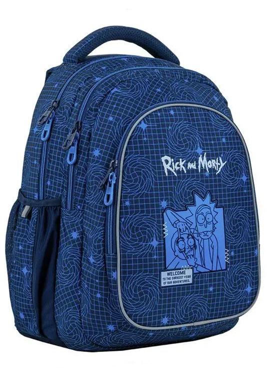 Школьный рюкзак KITE Education teens RM24-8001L Rick and Morty с ортопедической спинкой (994456)