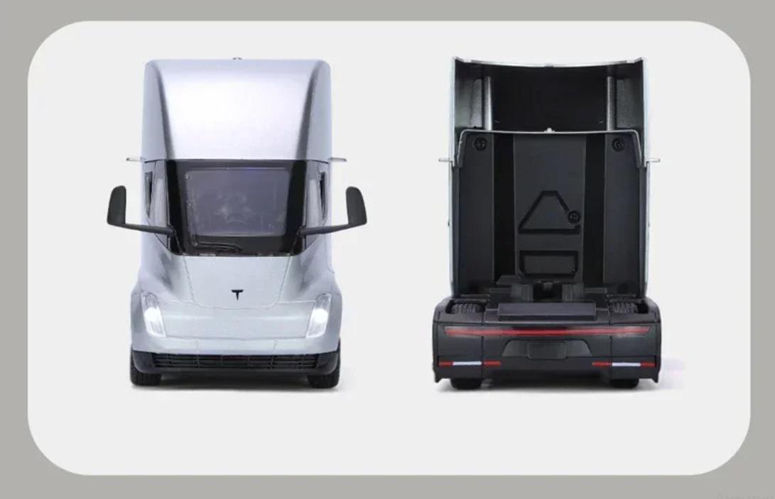 Модель автомобиля Tesla Semi металлическая Зеленый (21572958) - фото 5