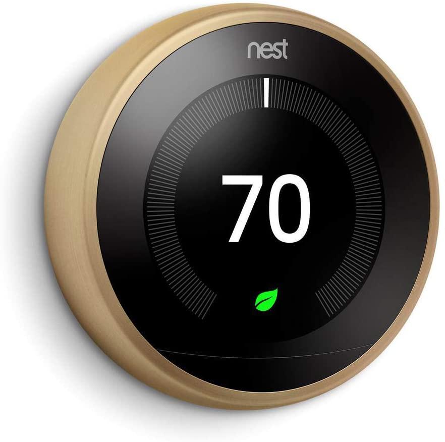 Термостат Nest Learning Thermostat 3nd Generation Stainless Gold (T3007ES) - фото 5