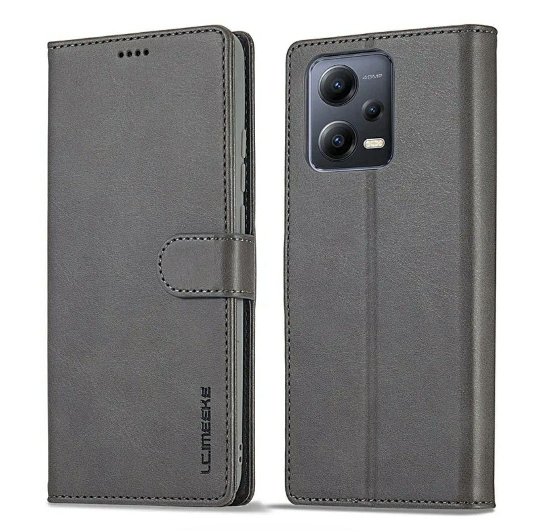 Чехол-Книжка iMeeke для Poco X5 Pro 5G Серый (121066_9)
