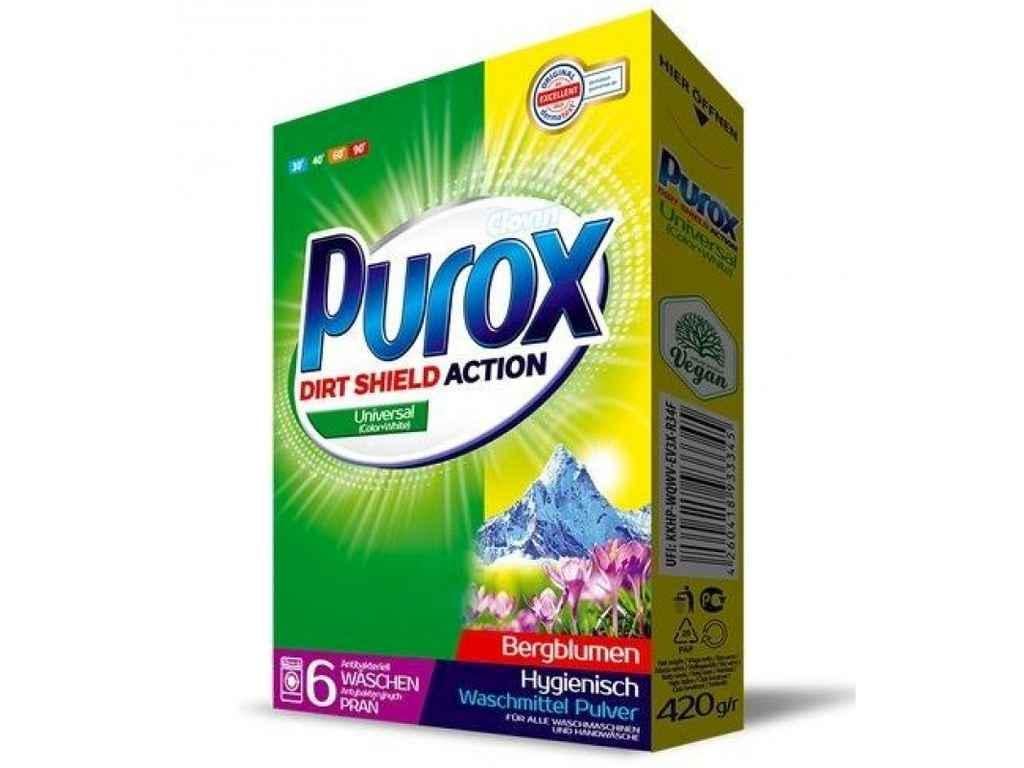 Пральний порошок PUROX автомат Color+White 420 г (891583)