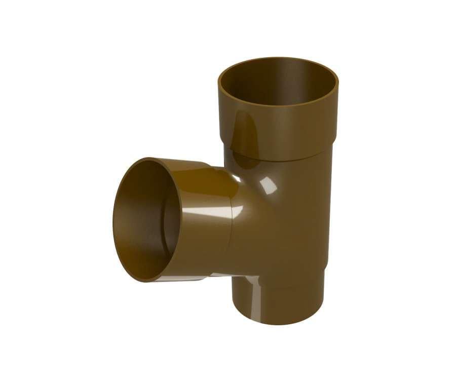 Тройник 67,5° Regenau 125/80 Коричневый