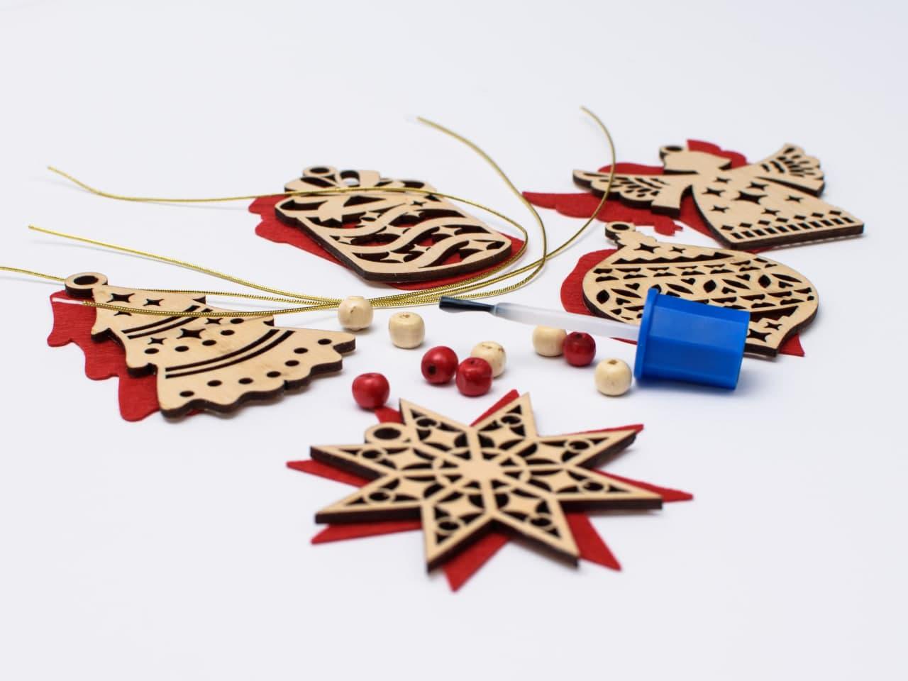 Набір для творчості Зробив Тато Тепле Різдво з клеєм та мотузочками (TOYS22022)