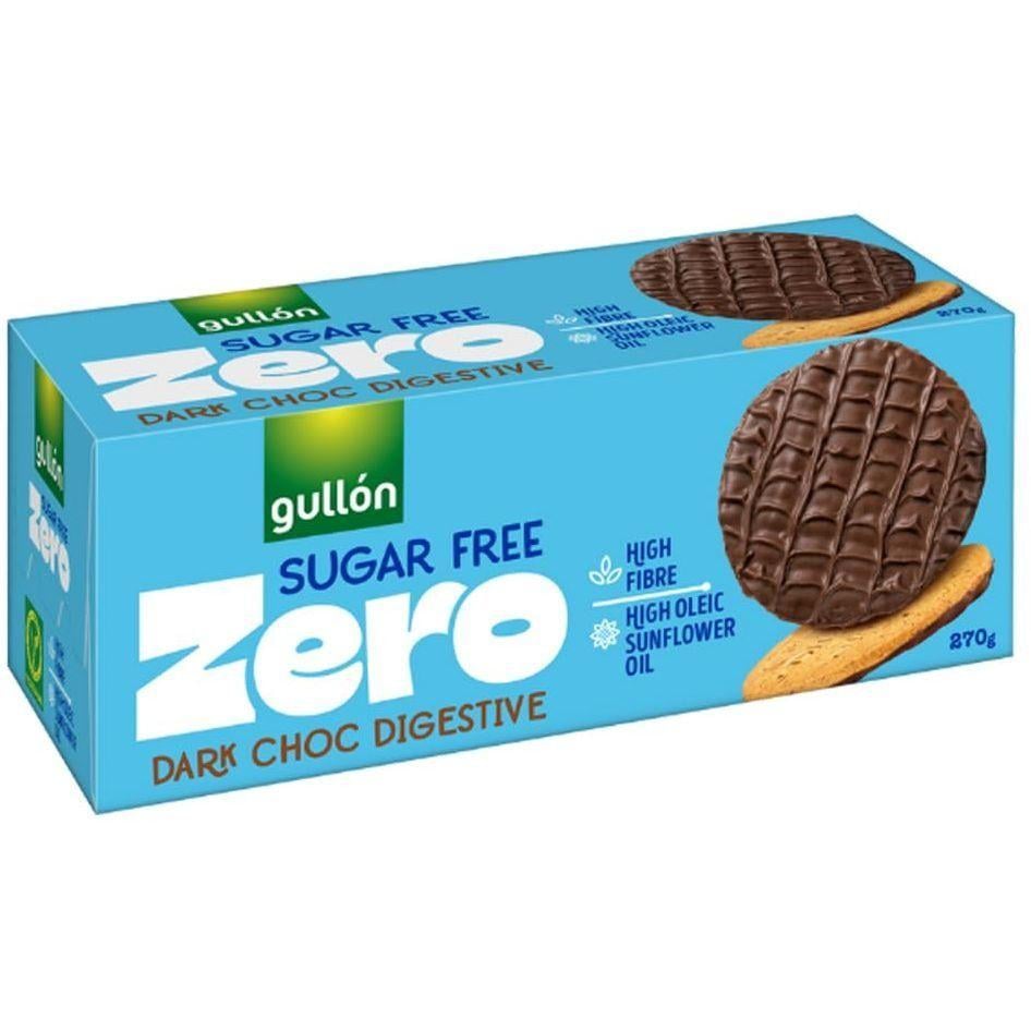 Печенье Gullon Zero Dark Choc Digestive Sugar Free 270 г Печенье Gullon Zero Dark Choc Digestive Sugar Free 270 г