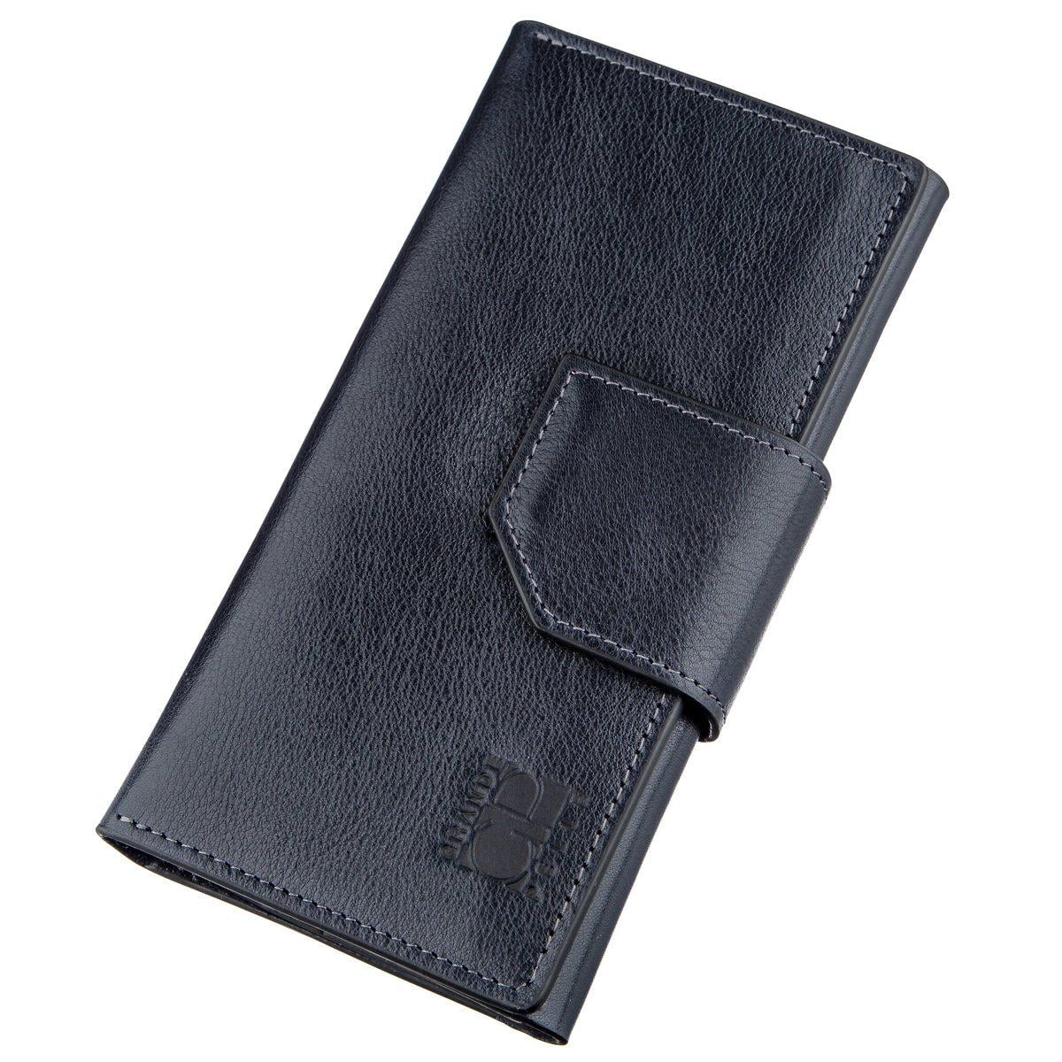 Кошелек Grande pelle 11221 кожа Синий