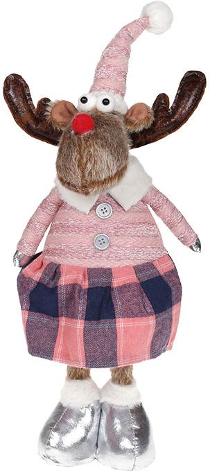 Мягкая игрушка Лось в розовом Девочка 23х14х60 см (BD-778-312-PB)
