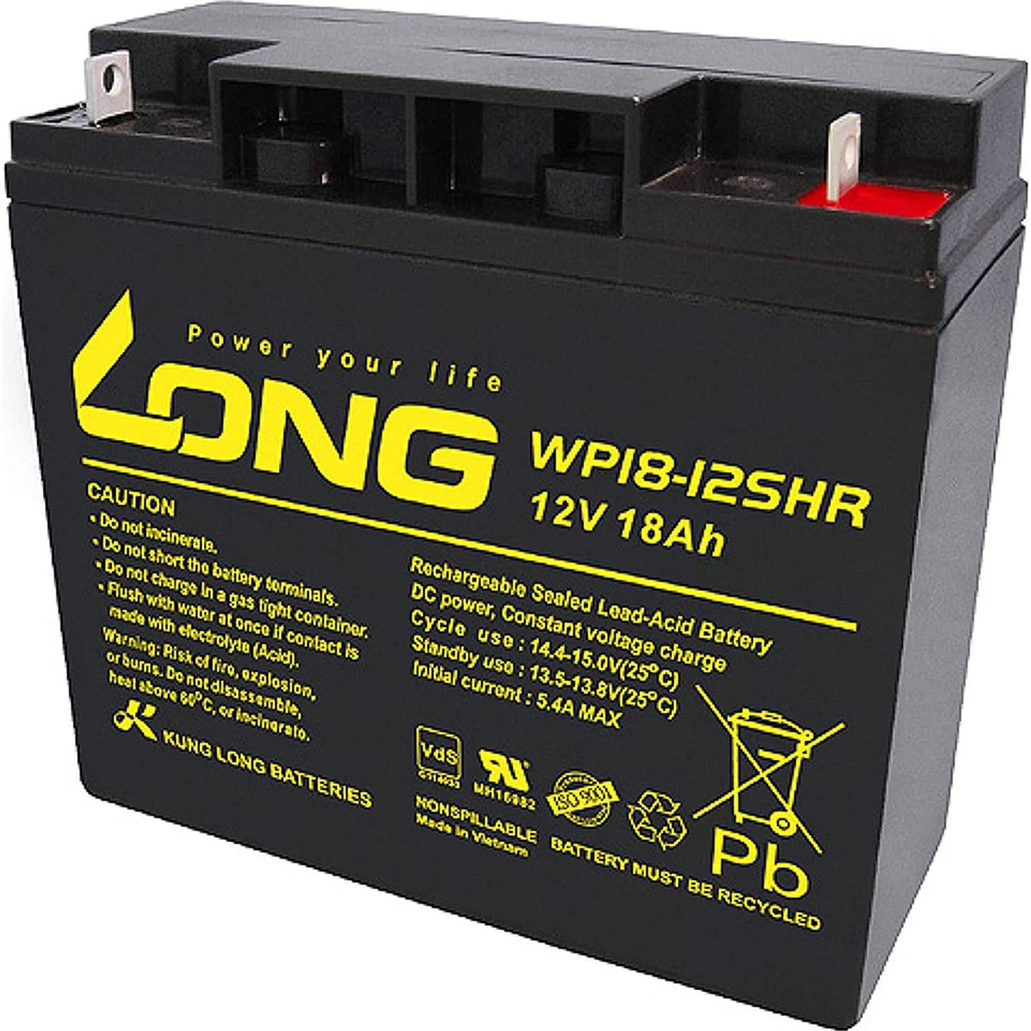 Аккумуляторная батарея для ИБП Long WP18-12SHR AGM 12V 18 Ah (32534511)