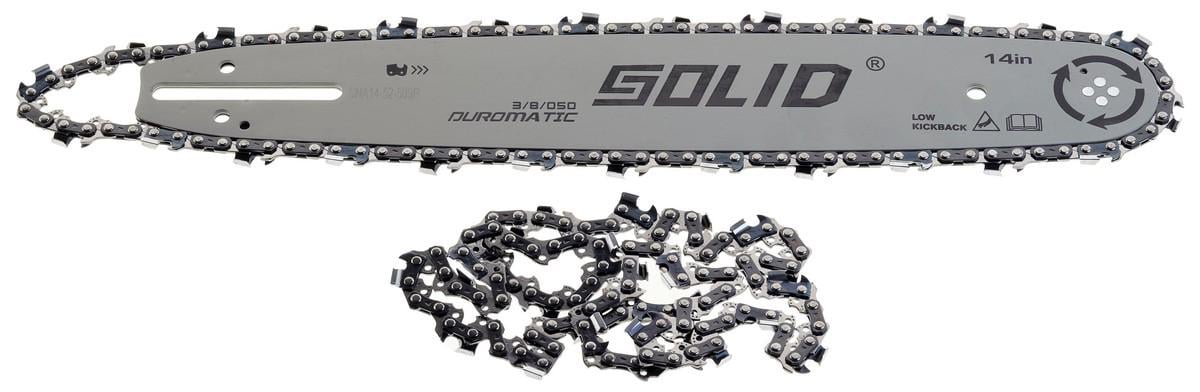 Шина для твердых пород Solid 14" 35 см/цепь 2 шт. 3/8" 26 зубов паз 1,3 мм (цепш911)