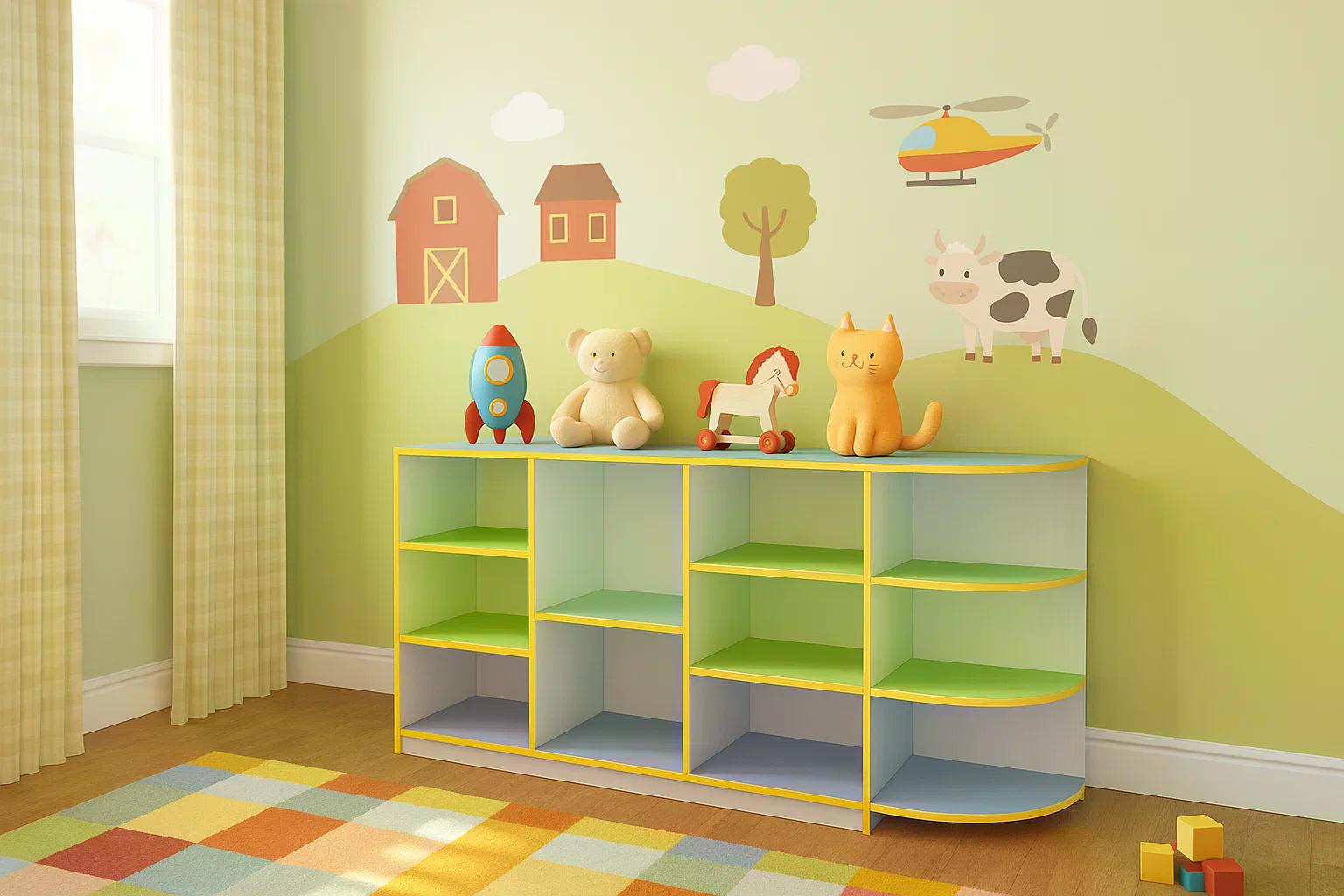 Стелаж для іграшок Муравейка для дитячого садка 4 - фото 2 Стелаж для іграшок Муравейка для дитячого садка 4 - фото 2