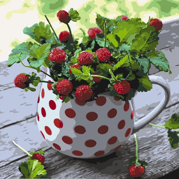 Картина по номерам Ідейка Лето в кувшине 40х40 см (KHO5567)