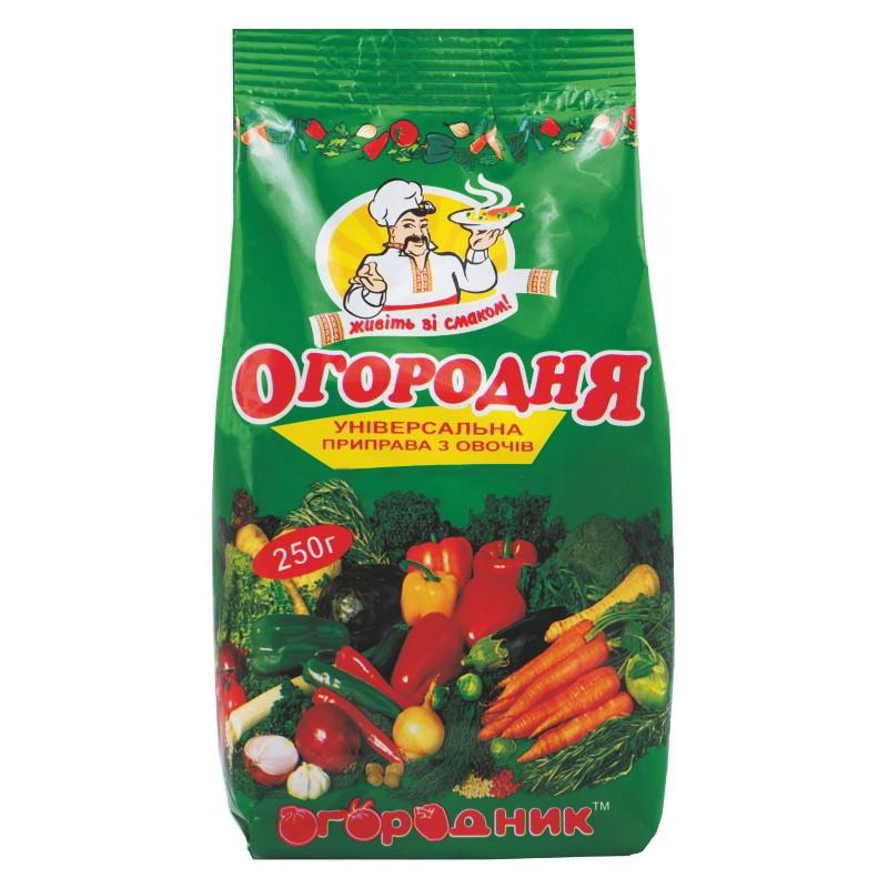 Приправа універсальна з овочів Огородник Огородня 250 г