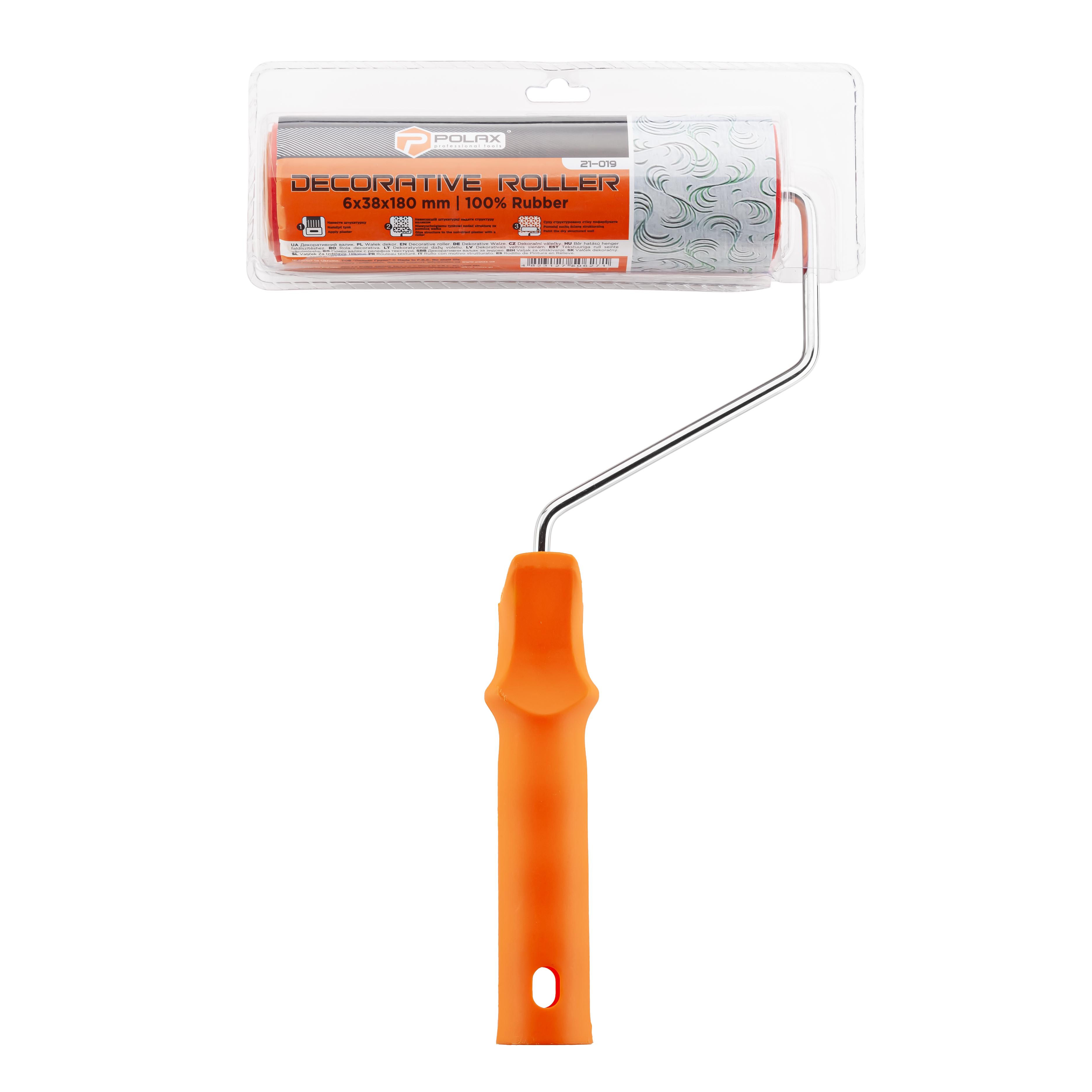 Валик структурний гумовий Polax 180 мм (21-019) - фото 3