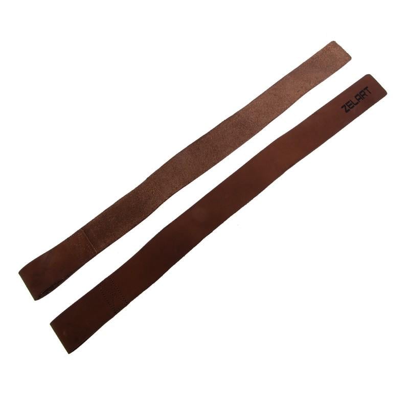 Лямки для тяги ZELART SB-165207 кожа 2 шт. Коричневый (SB-165207) - фото 6
