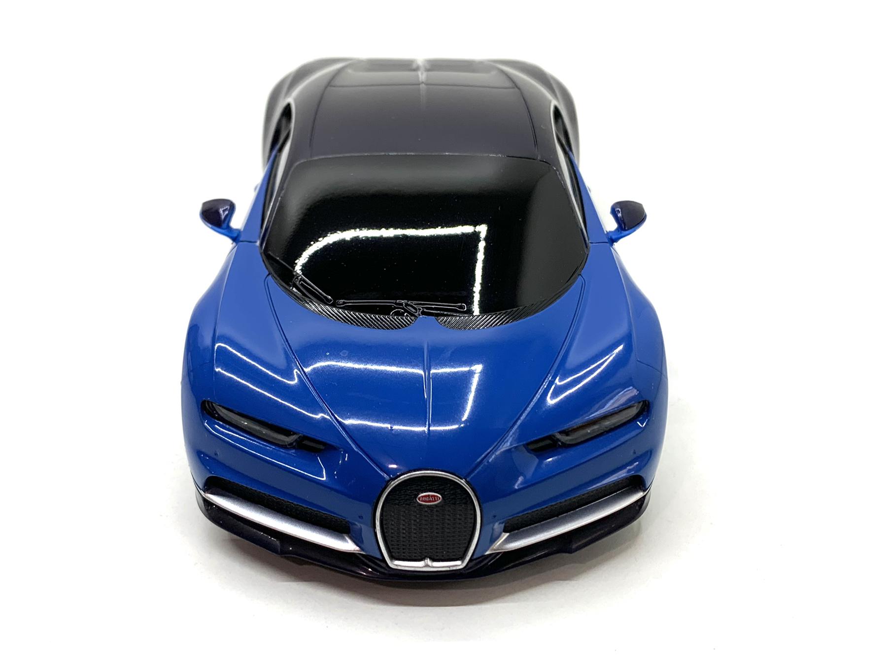 Машина на радиоуправлении Rastar Bugatti масштаб 1:24 Черно-синий (76100) - фото 4