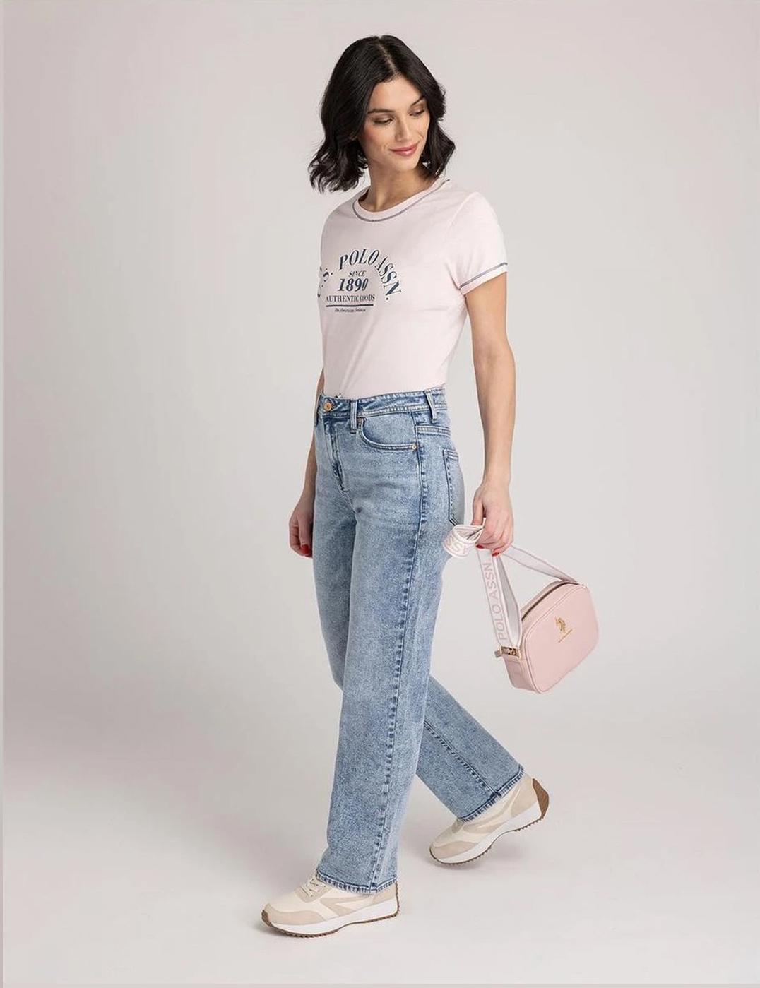 Сумка крос-боді U.S. POLO ASSN Пудровий (0335) - фото 3 Сумка крос-боді U.S. POLO ASSN Пудровий (0335) - фото 3