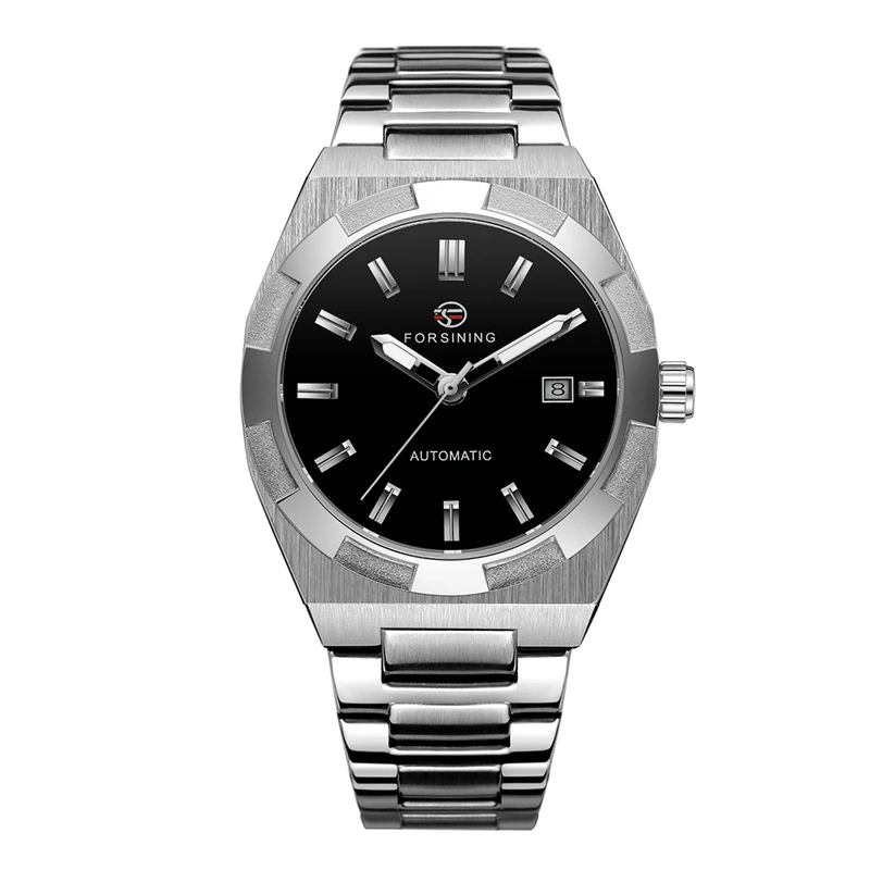 Наручний годинник Forsining 8264 Silver/Black Наручний годинник Forsining 8264 Silver/Black