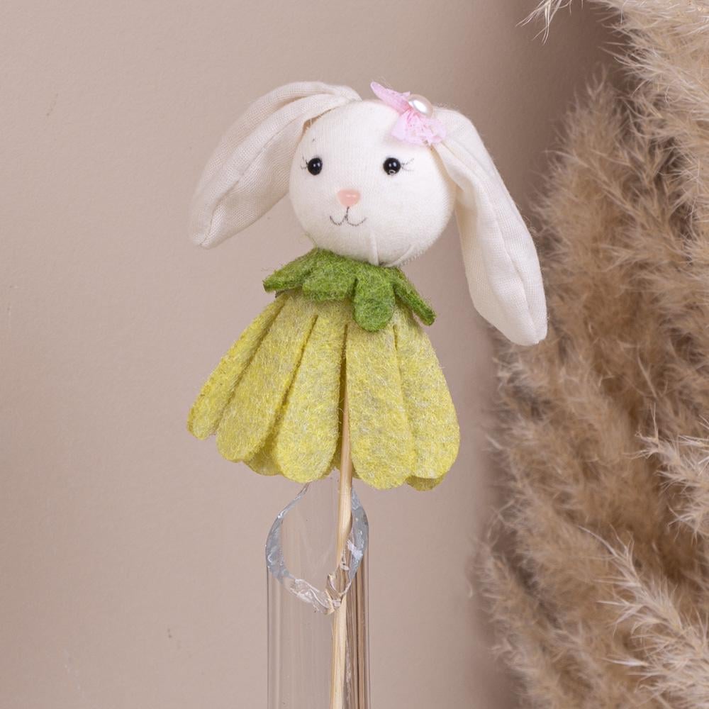 Топпер тканый заяц в платье (5280-2)