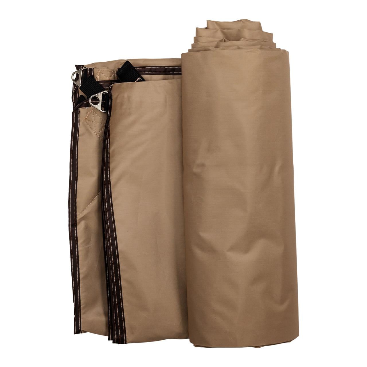 Тент навес туристический водонепроницаемый от солнца дождя с люверсами 3х2,95 м Бежевый