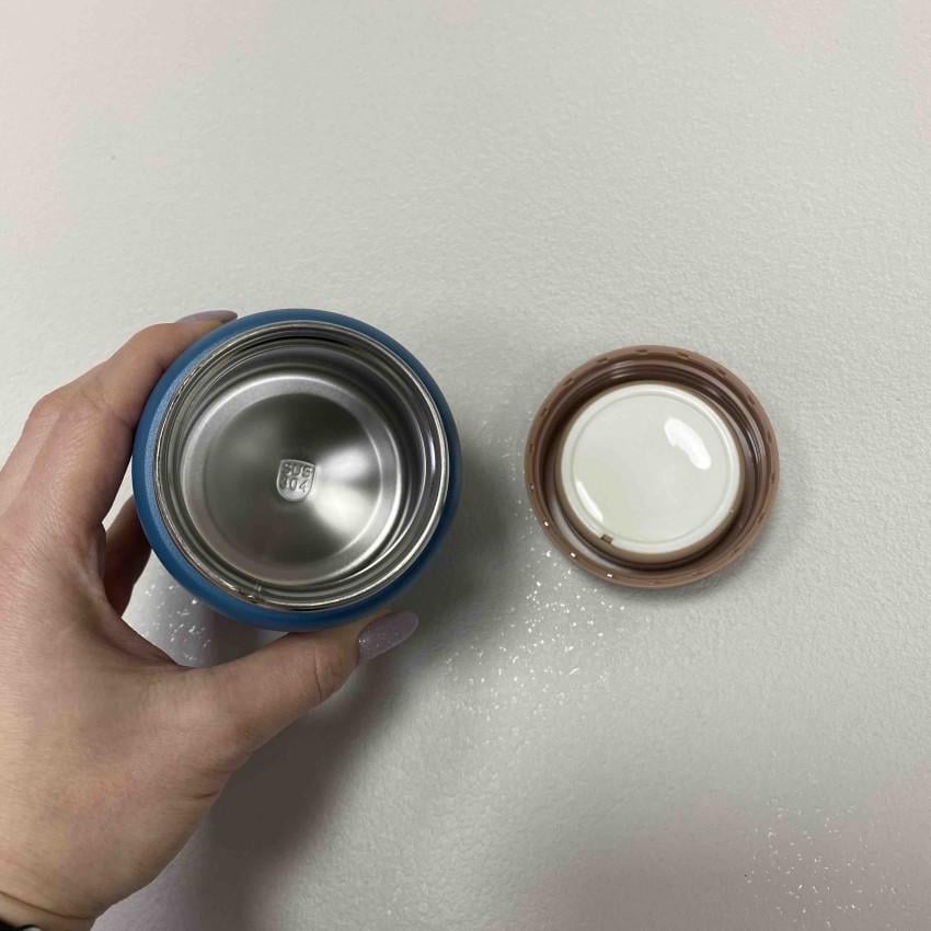 Термос детский пищевой Stenson MT-4567-0.22 200 мл Синий с коричневым (2135093863) - фото 4 Термос детский пищевой Stenson MT-4567-0.22 200 мл Синий с коричневым (2135093863) - фото 4