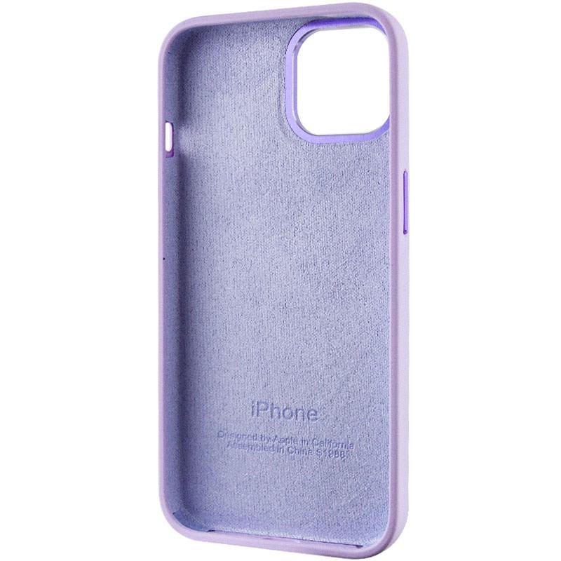 Противоударный чехол Silicone Case Metal Buttons (AA) для Apple iPhone 12 Pro Max (6.7") Сиреневый / Lilac - фото 5