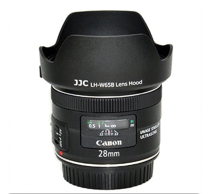 Бленда EW-65B LH-W65B JJC для об'єктиву Canon EF f/2,8 IS USM D 24 мм EF f/2,8 IS USM D 28 мм (1023418402) - фото 3 Бленда EW-65B LH-W65B JJC для об'єктиву Canon EF f/2,8 IS USM D 24 мм EF f/2,8 IS USM D 28 мм (1023418402) - фото 3
