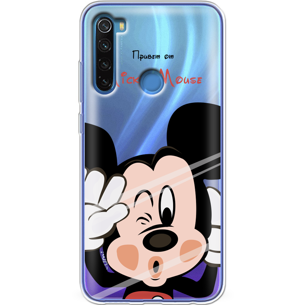 Чехол Boxface Xiaomi Redmi Note 8 Mister M Прозрачный силикон (38214-cc58-38214)
