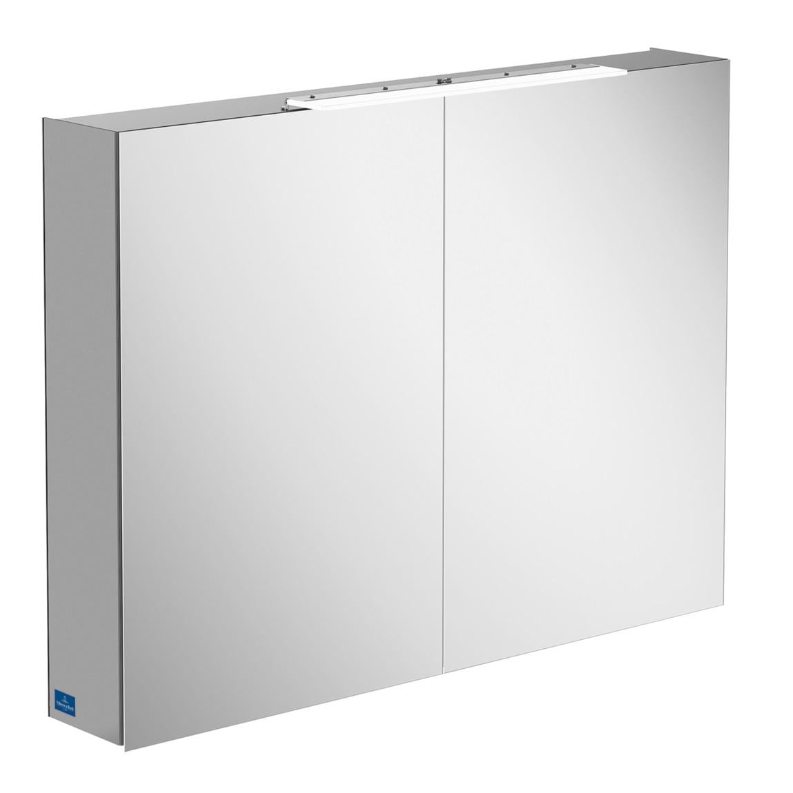 Шкафчик подвесной с зеркалом Villeroy&Boch A4401000 100,7x76.1x22,4 см c подсветкой Белый (176489)