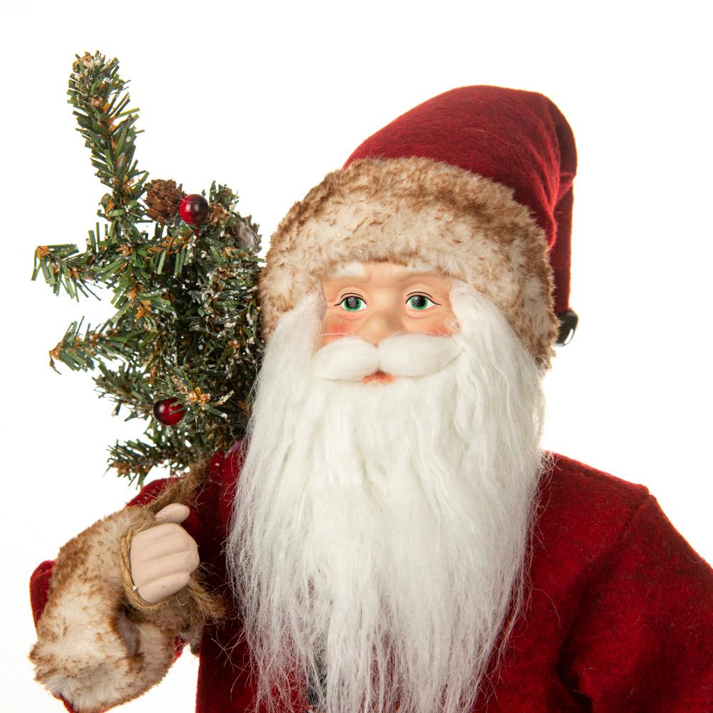 Фігурка декоративна Lefard Санта з санками 46 см (6011-008) - фото 2