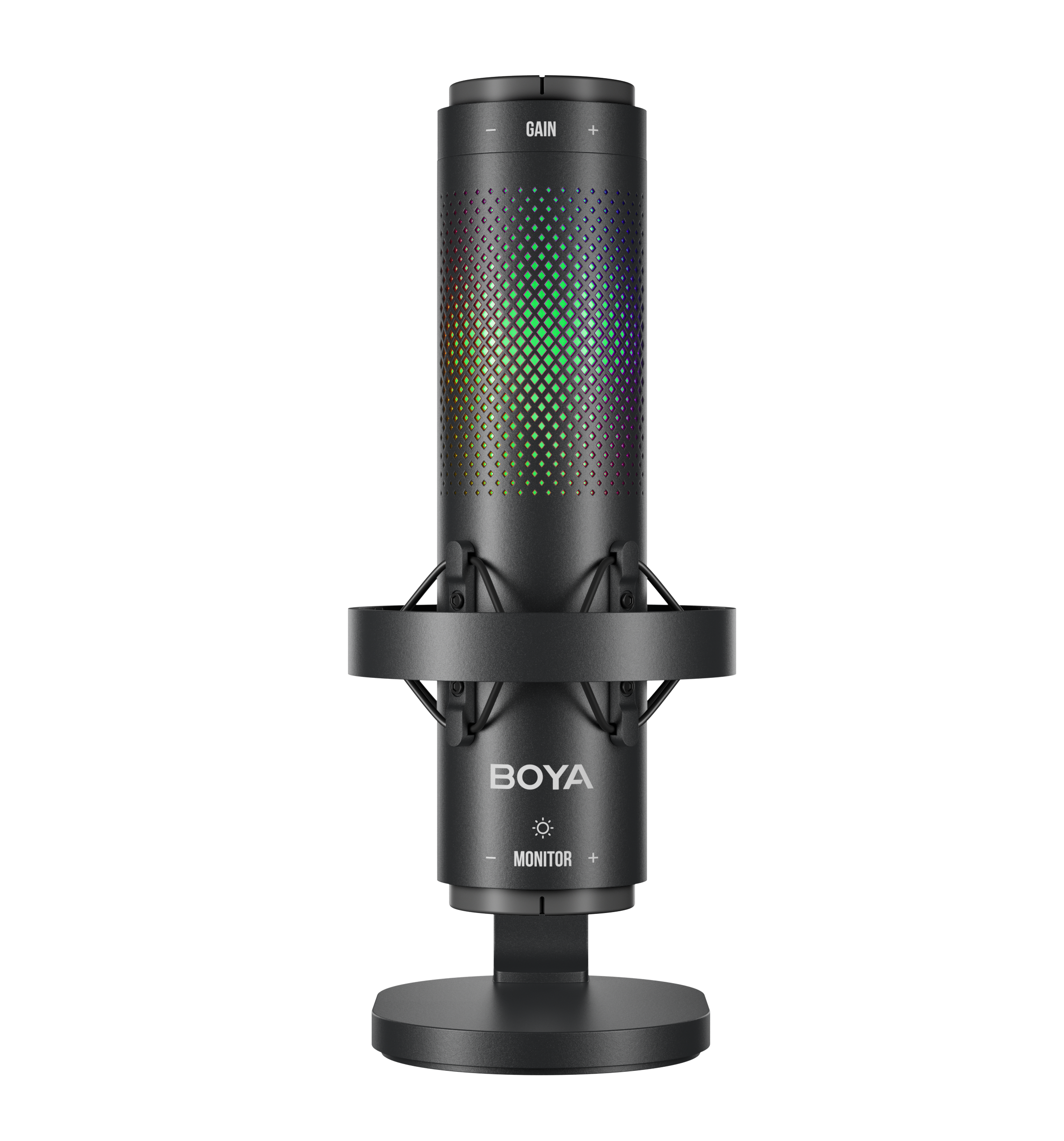 Микрофон BOYA K9 для блоггеров с RGB подсветкой и стойким пантографом (51004) - фото 8 Микрофон BOYA K9 для блоггеров с RGB подсветкой и стойким пантографом (51004) - фото 8